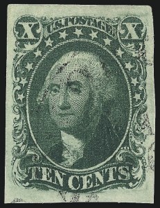 Sale 953, Lot 157, 1851-56 Issue (Scott 5-17)