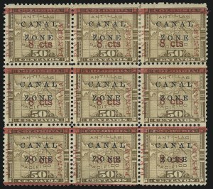 Sale 953, Lot 1712, Canal Zone, Guam