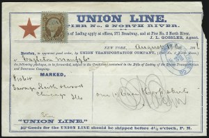 Sale 953, Lot 1744, Revenues (First Issue)