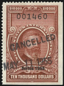 Sale 953, Lot 1850, Revenues (Third Issue, Proprietary)
