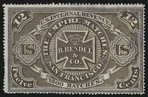 Sale 953, Lot 1855, Match Stamps