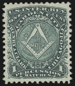 Sale 953, Lot 1859, Match Stamps