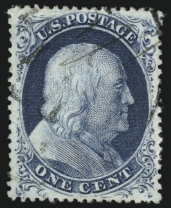 Sale 953, Lot 186, 1857-60 Issue (Scott 18-39)