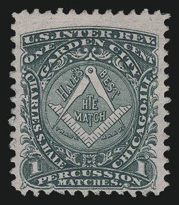 Sale 953, Lot 1862, Match Stamps