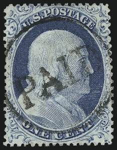 Sale 953, Lot 190, 1857-60 Issue (Scott 18-39)