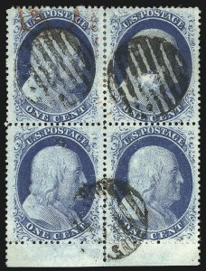Sale 953, Lot 194, 1857-60 Issue (Scott 18-39)