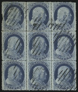 Sale 953, Lot 195, 1857-60 Issue (Scott 18-39)