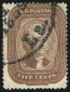 Sale 953, Lot 213, 1857-60 Issue (Scott 18-39)