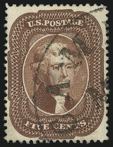 Sale 953, Lot 214, 1857-60 Issue (Scott 18-39)