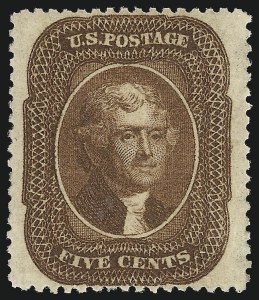 Sale 953, Lot 225, 1857-60 Issue (Scott 18-39)