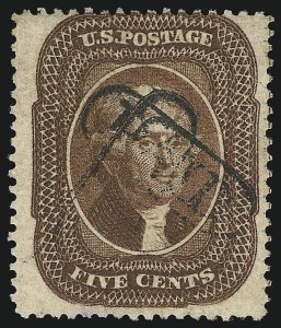 Sale 953, Lot 227, 1857-60 Issue (Scott 18-39)