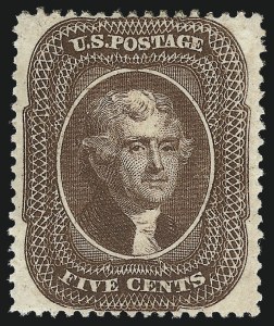 Sale 953, Lot 228, 1857-60 Issue (Scott 18-39)