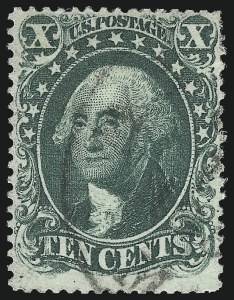 Sale 953, Lot 235, 1857-60 Issue (Scott 18-39)