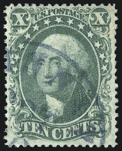 Sale 953, Lot 239, 1857-60 Issue (Scott 18-39)