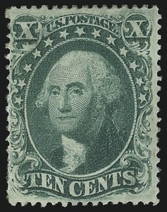 Sale 953, Lot 243, 1857-60 Issue (Scott 18-39)