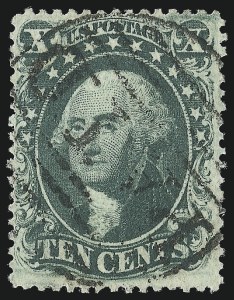 Sale 953, Lot 247, 1857-60 Issue (Scott 18-39)