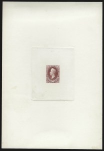 Sale 953, Lot 28, Essays, Proofs and Specimens