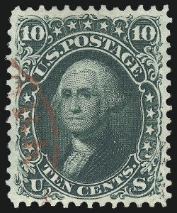Sale 953, Lot 299, 1861-66 Issue (Scott 56-78)