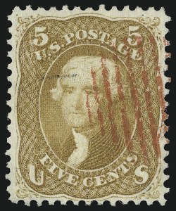 Sale 953, Lot 316, 1861-66 Issue (Scott 56-78)