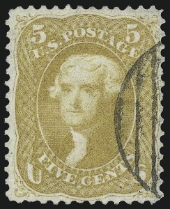Sale 953, Lot 322, 1861-66 Issue (Scott 56-78)