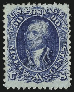 Sale 953, Lot 340, 1861-66 Issue (Scott 56-78)