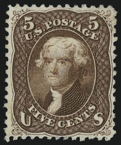 Sale 953, Lot 349, 1861-66 Issue (Scott 56-78)