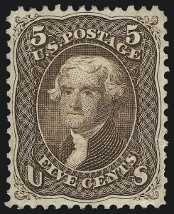 Sale 953, Lot 354, 1861-66 Issue (Scott 56-78)