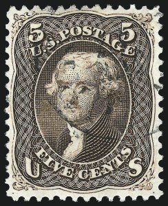 Sale 953, Lot 357, 1861-66 Issue (Scott 56-78)