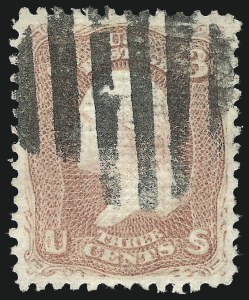 Sale 953, Lot 381, 1867-68 Grilled Issue (Scott 79-101)