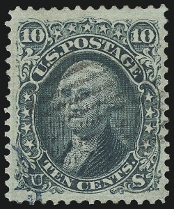Sale 953, Lot 400, 1867-68 Grilled Issue (Scott 79-101)