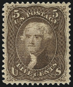 Sale 953, Lot 412, 1867-68 Grilled Issue (Scott 79-101)