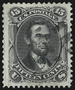 Sale 953, Lot 422, 1867-68 Grilled Issue (Scott 79-101)