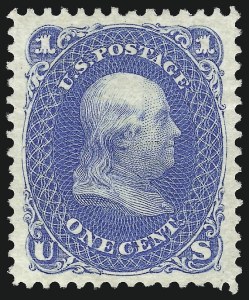 Sale 953, Lot 430, 1875 Re-Issue of 1861-66 Issue (Scott 102-111)