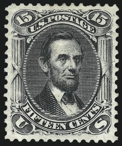 Sale 953, Lot 434, 1875 Re-Issue of 1861-66 Issue (Scott 102-111)