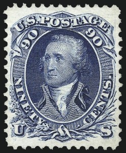Sale 953, Lot 438, 1875 Re-Issue of 1861-66 Issue (Scott 102-111)
