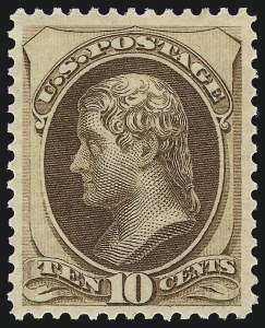 Sale 953, Lot 597, 1873 Continental Bank Note Co. Issue (Scott 156-166)