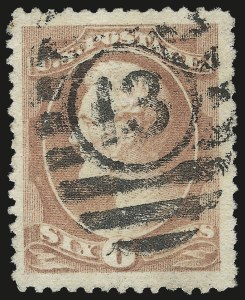 Sale 953, Lot 650, 1881-83 American Bank Note Co. Issues (Scott 205-211B)