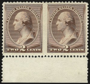 Sale 953, Lot 662, 1881-83 American Bank Note Co. Issues (Scott 205-211B)
