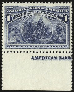 Sale 953, Lot 696, 1893 Columbian Issue (Scott 230-245)