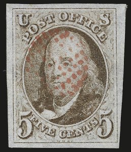 Sale 953, Lot 70, 1847 Issue (Scott 1-2)