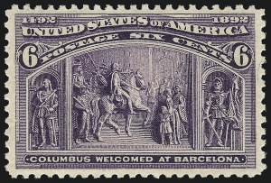 Sale 953, Lot 712, 1893 Columbian Issue (Scott 230-245)
