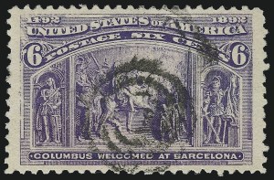 Sale 953, Lot 715, 1893 Columbian Issue (Scott 230-245)