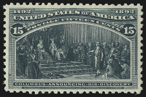 Sale 953, Lot 722, 1893 Columbian Issue (Scott 230-245)