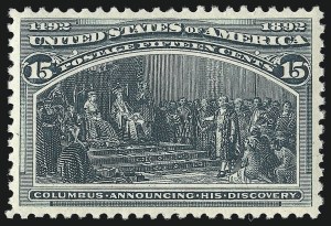 Sale 953, Lot 724, 1893 Columbian Issue (Scott 230-245)