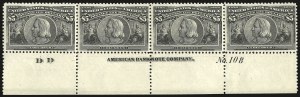 Sale 953, Lot 763, 1893 Columbian Issue (Scott 230-245)