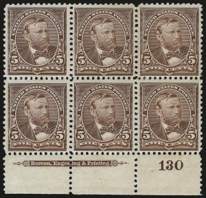 Sale 953, Lot 776A, 1894 Unwatermarked Bureau Issue (Scott 246-263)
