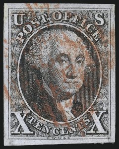 Sale 953, Lot 80, 1847 Issue (Scott 1-2)