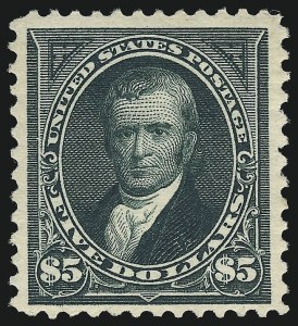 Sale 953, Lot 800, 1894 Unwatermarked Bureau Issue (Scott 246-263)