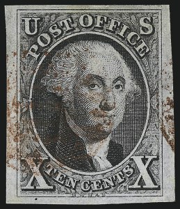 Sale 953, Lot 81, 1847 Issue (Scott 1-2)