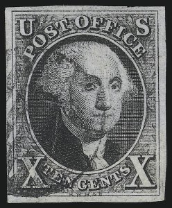 Sale 953, Lot 83, 1847 Issue (Scott 1-2)